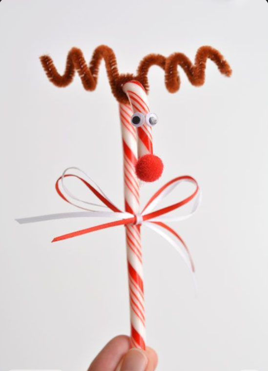 Candy Cane Reindeer