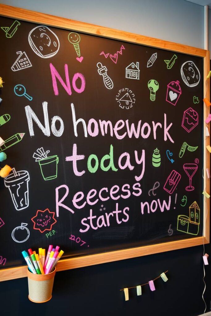 Chalkboard Welcome Wall