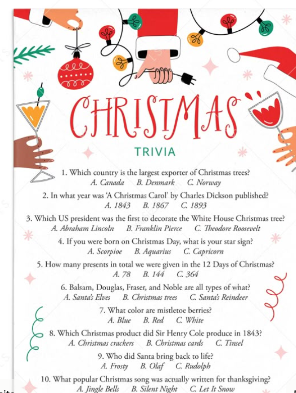 Christmas Trivia Challenge
