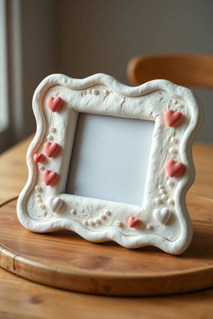 Clay photo frames