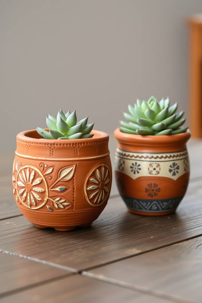 Couple’s plant pots