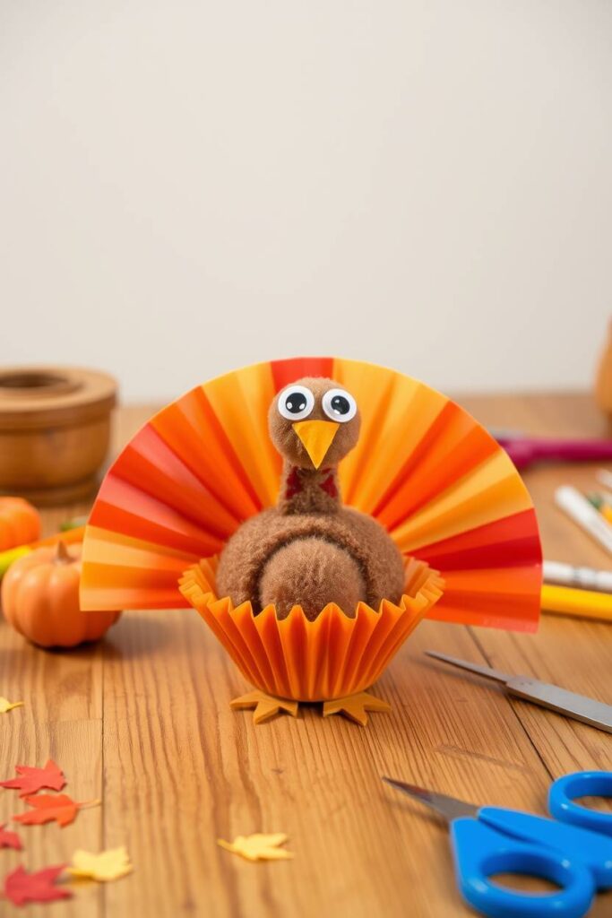 Cupcake Liner Turkey