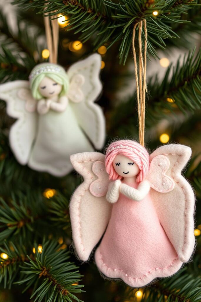 Felt Angel Decorations