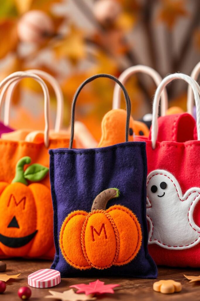Felt Trick-or-Treat Bags