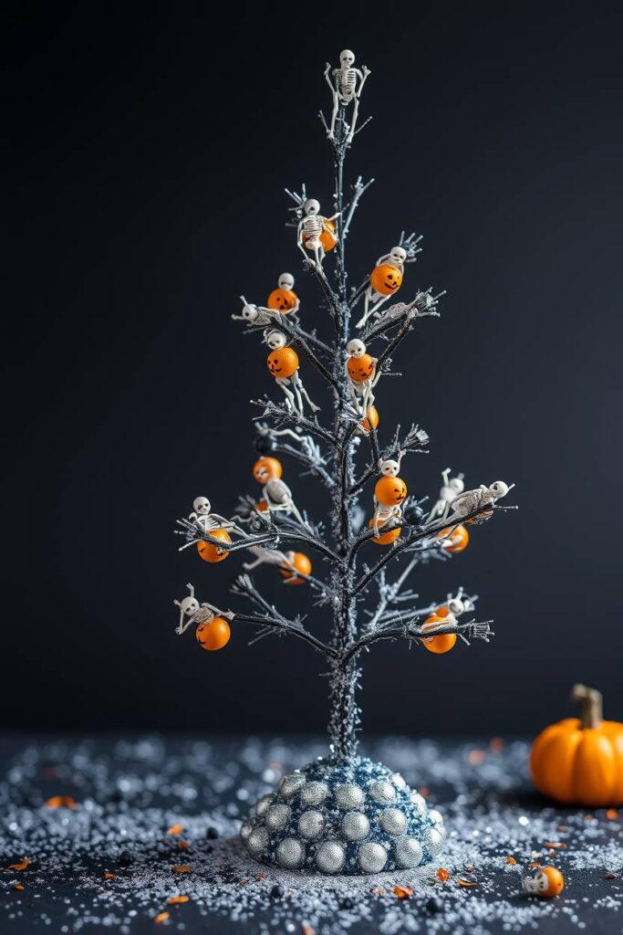 Glitter Skeleton Tree