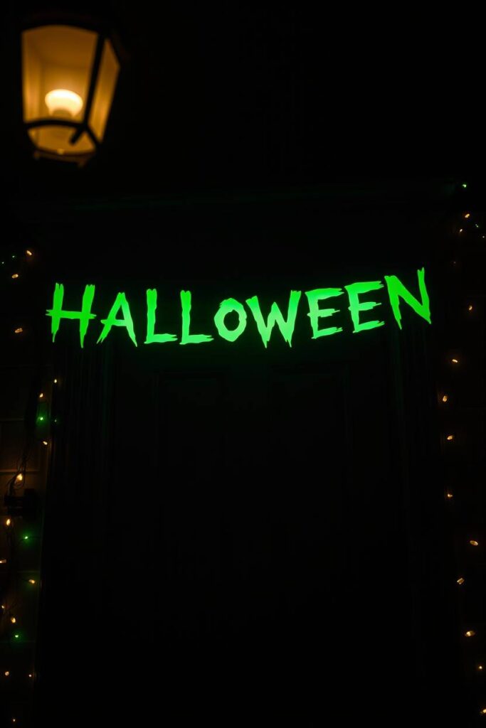 Glow-in-the-Dark Banner