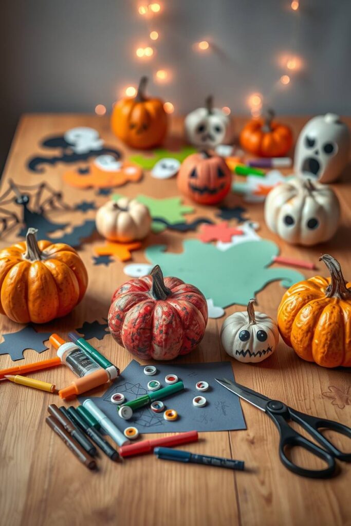 Halloween-Themed Craft Station