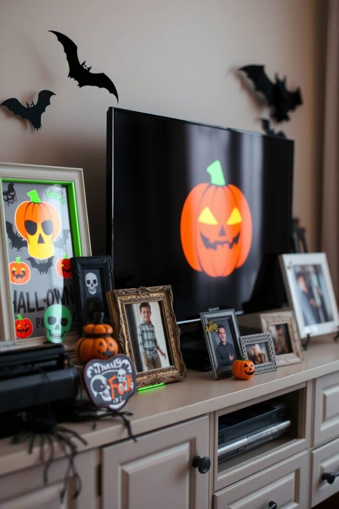 Halloween-Themed Picture Frames