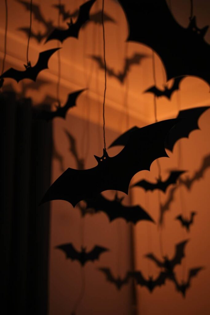 Hanging Paper Bats