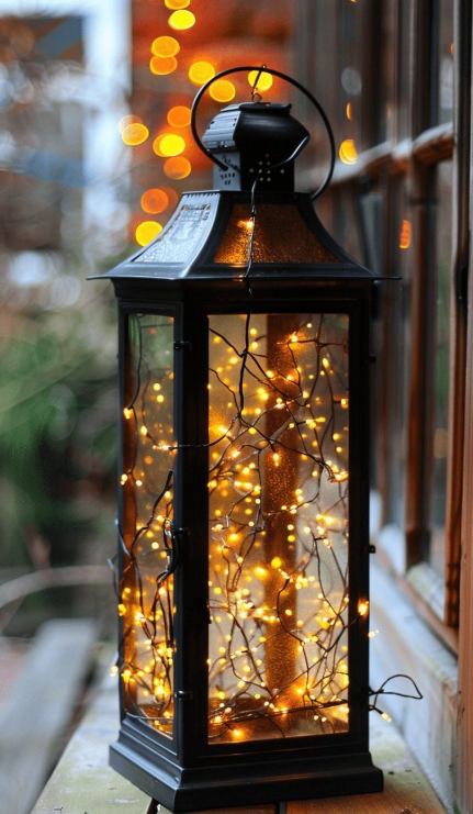 Lanterns with LED Candles