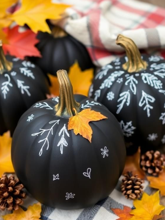 Moody Pumpkin Displays