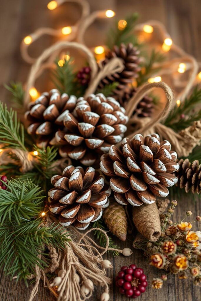 Natural Pine Cone Decorations