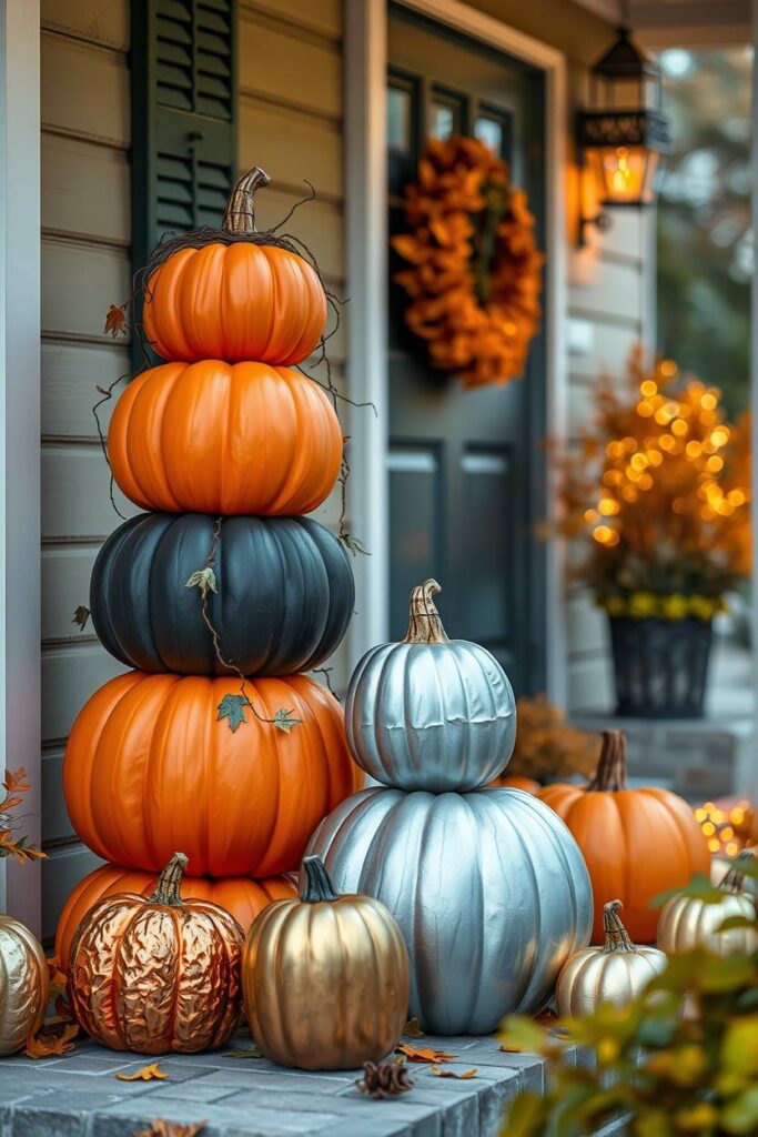 Outdoor Pumpkin Displays