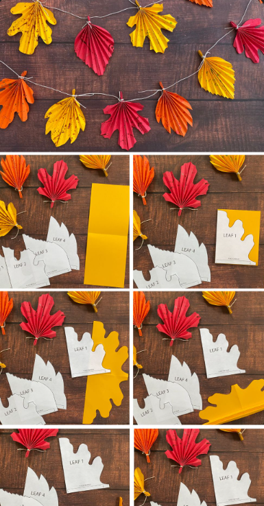 Paper Leaf Garlands
