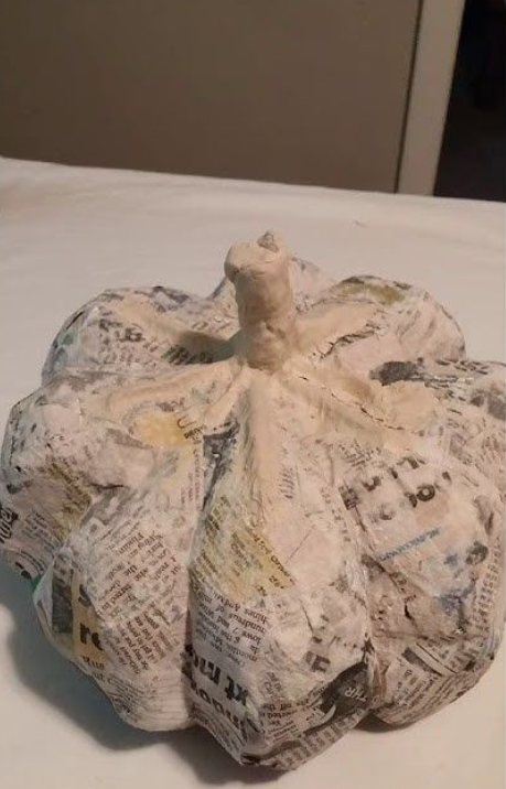 Paper Mache Pumpkins