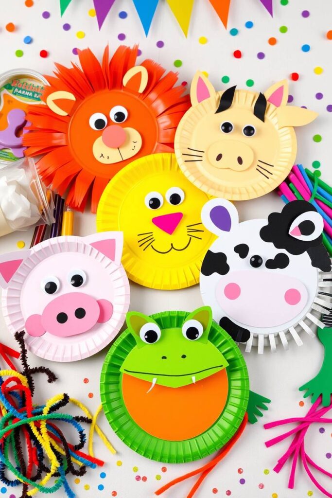 Paper Plate Animals
