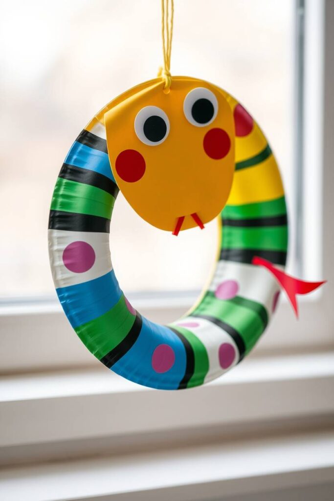 Paper Plate Snake