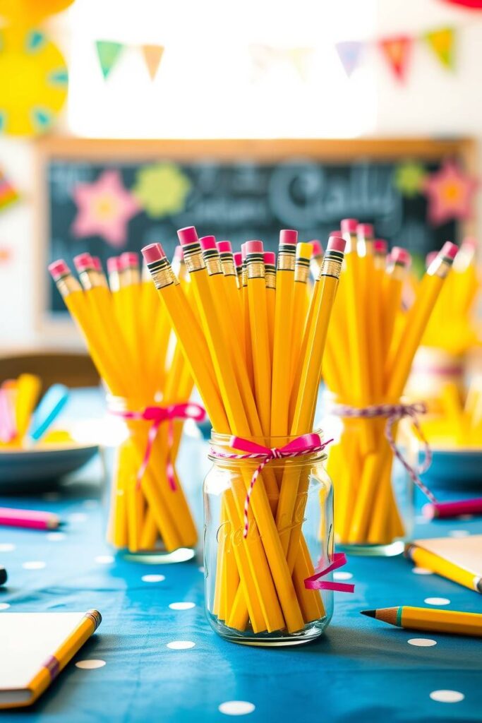 Pencil Centerpieces