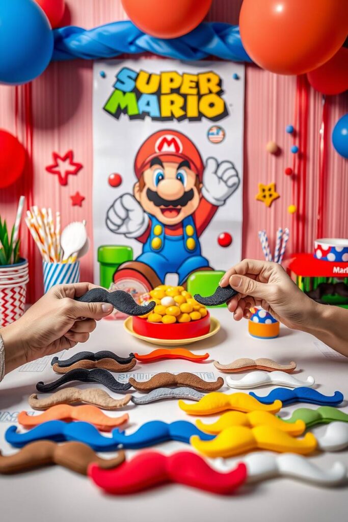 Pin the Mustache on Mario