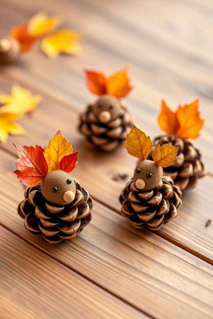Pinecone Leaf Animals