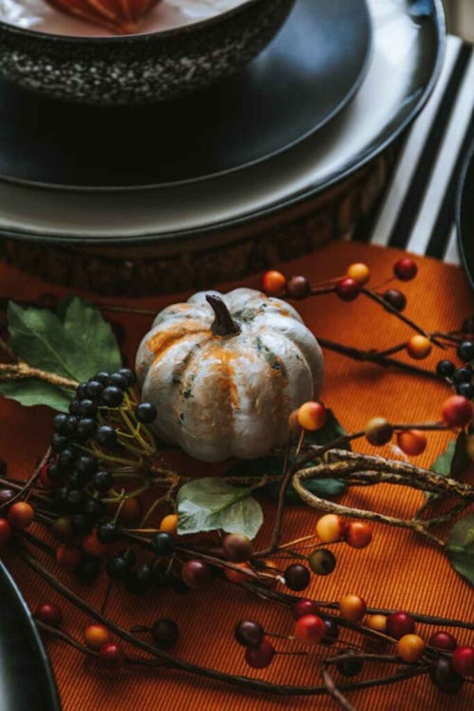 Pumpkin Centerpiece Display
