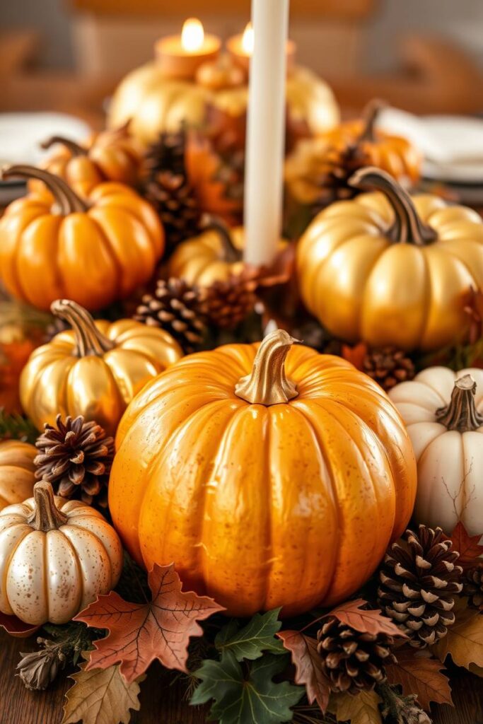 Pumpkin Centerpieces