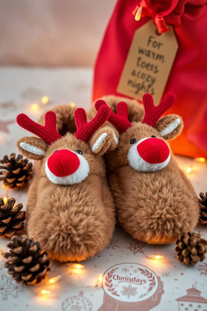 Reindeer Slippers