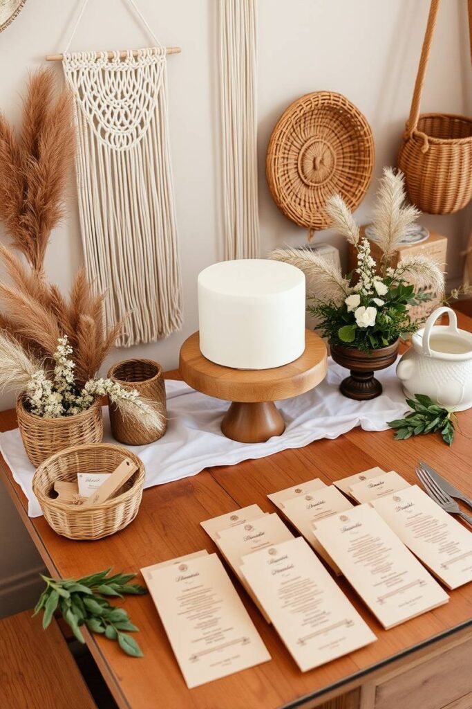 Rustic Boho Baptism