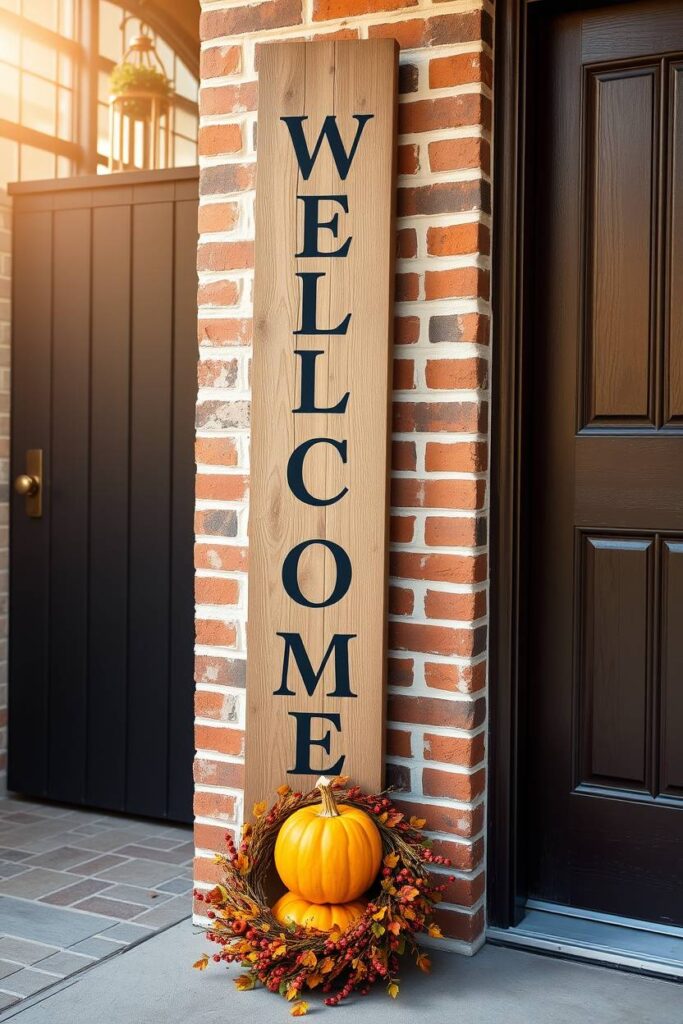Rustic Wooden Welcome Signs