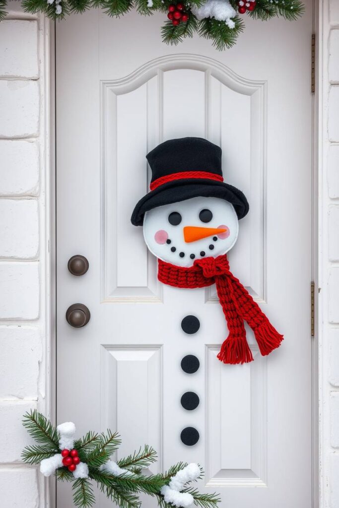Snowman-Themed Doors
