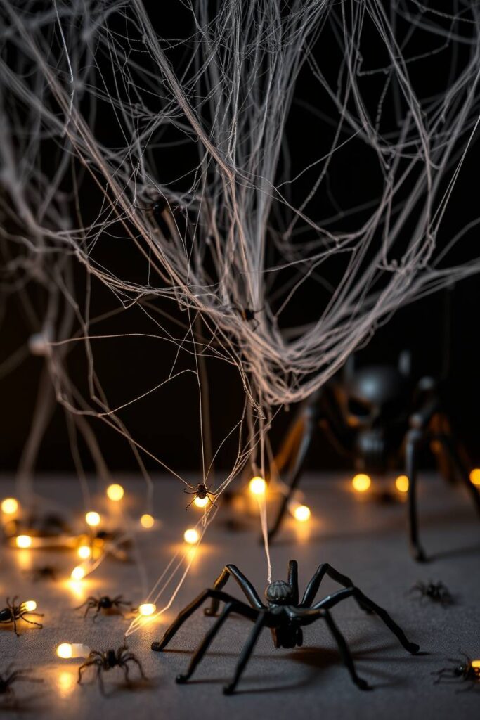 Spooky Spider Web Table