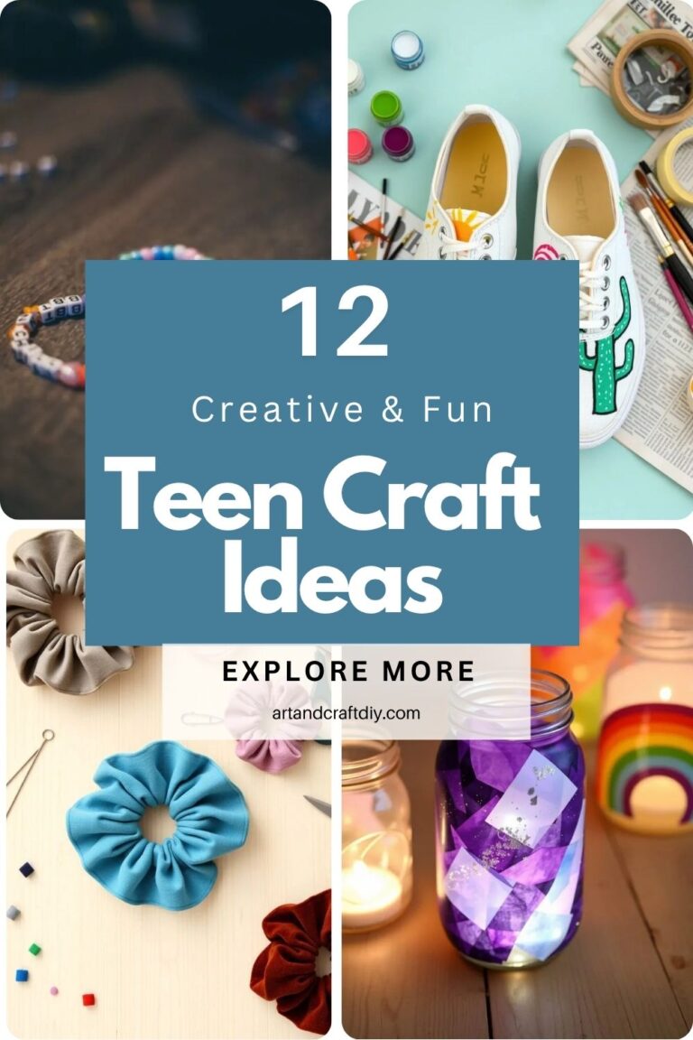 Creative & Fun Teen Craft Ideas - DIY Art and Crafts Ideas