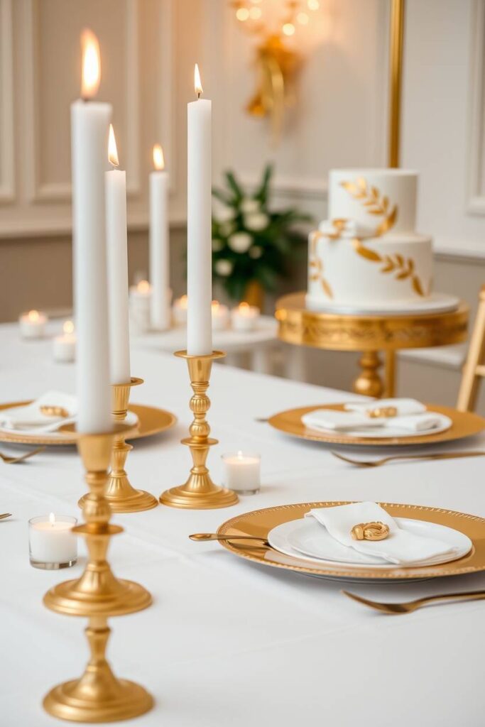 White & Gold Elegance