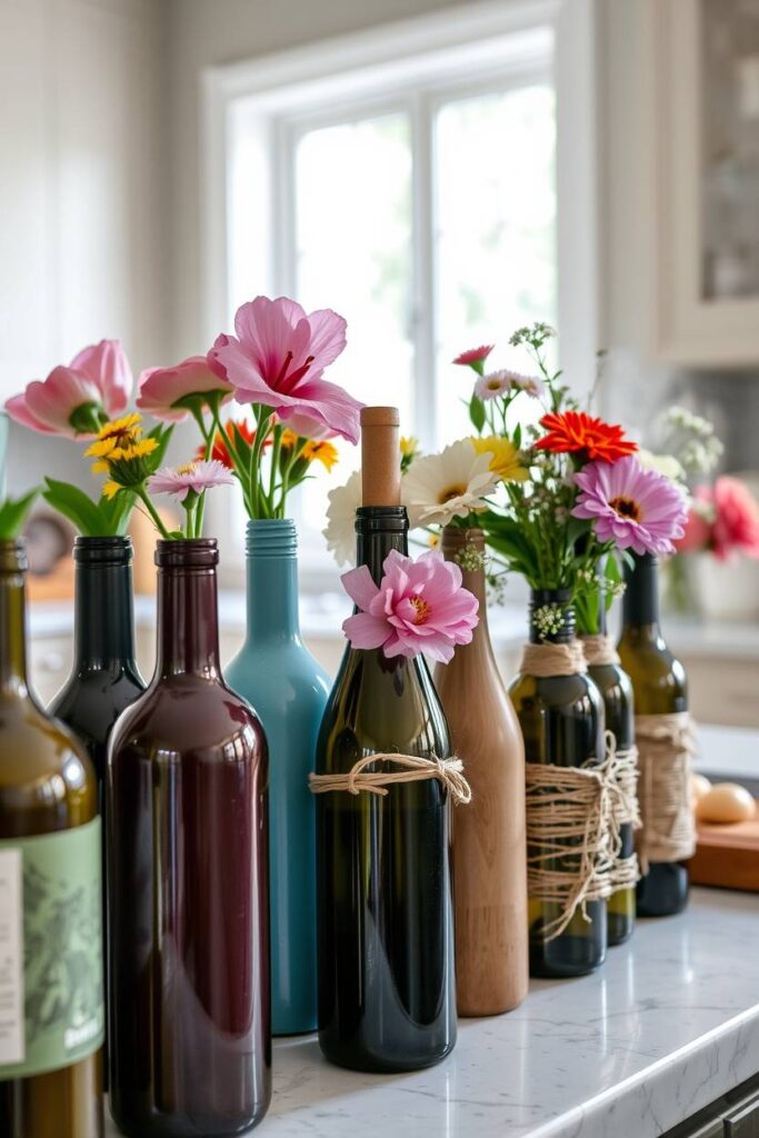 Wine Bottle Vases