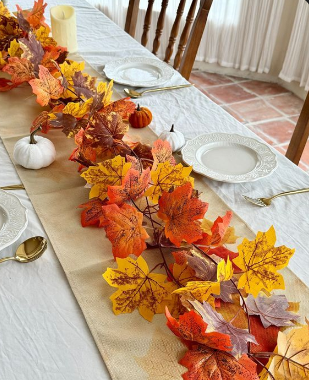 Autumn Leaf Table Runner