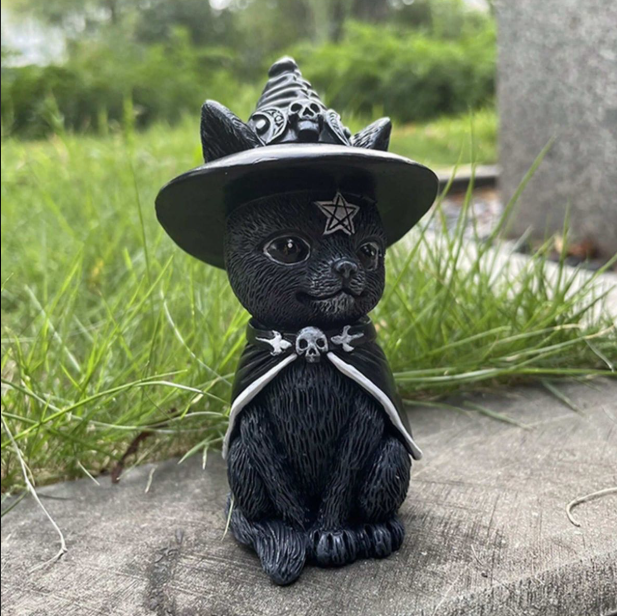 Black Cat Statues