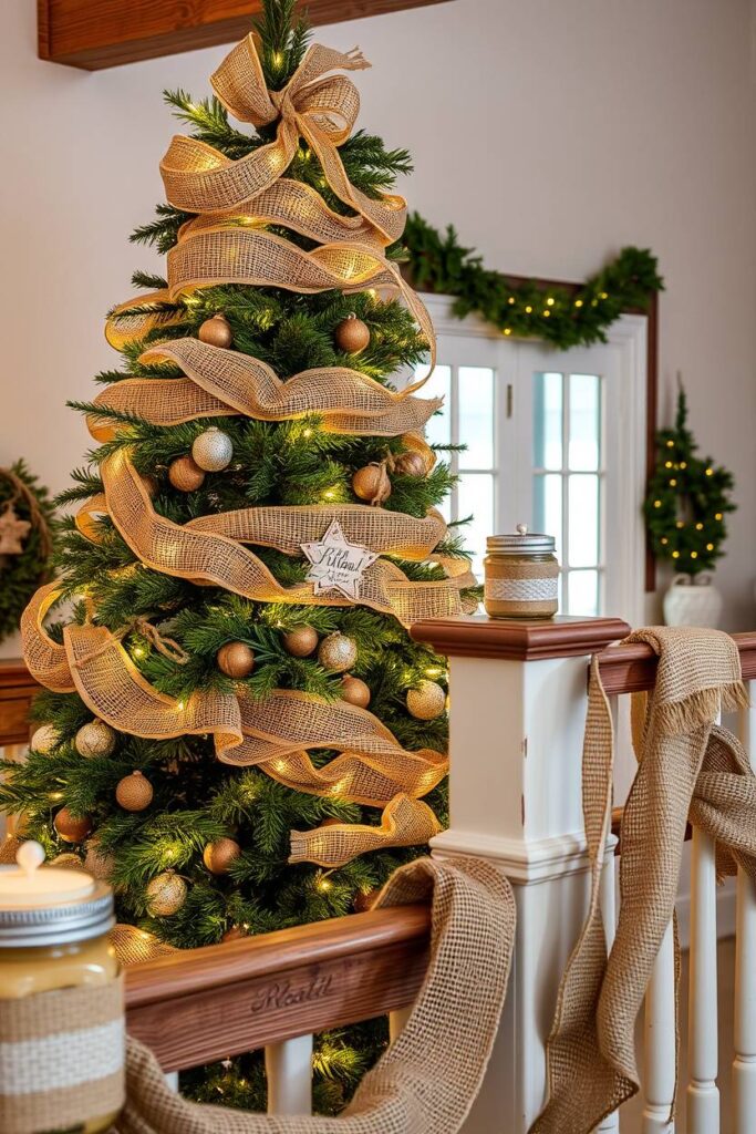 Burlap Ribbon Accents