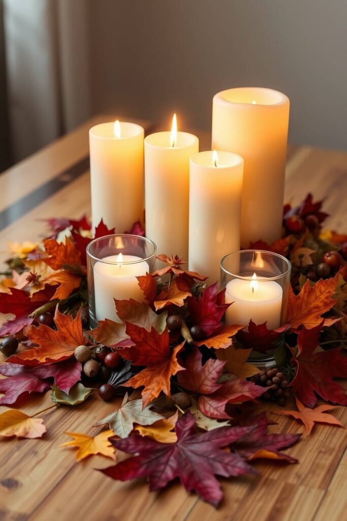 Candle & Leaf Displays