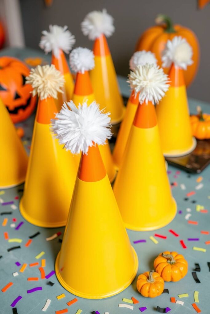 Candy Corn Party Hats