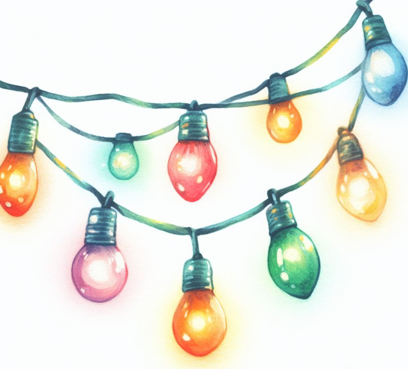 Christmas Lights Illustrations