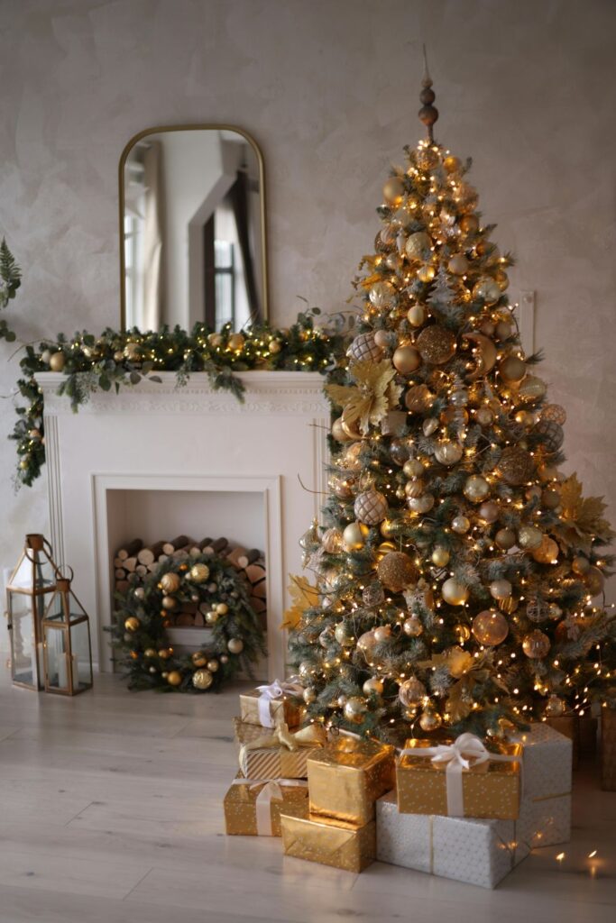Cozy Fireplace Mantel
