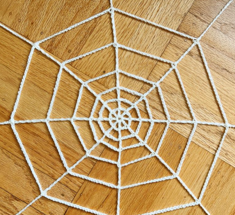 Crochet Spider Webs