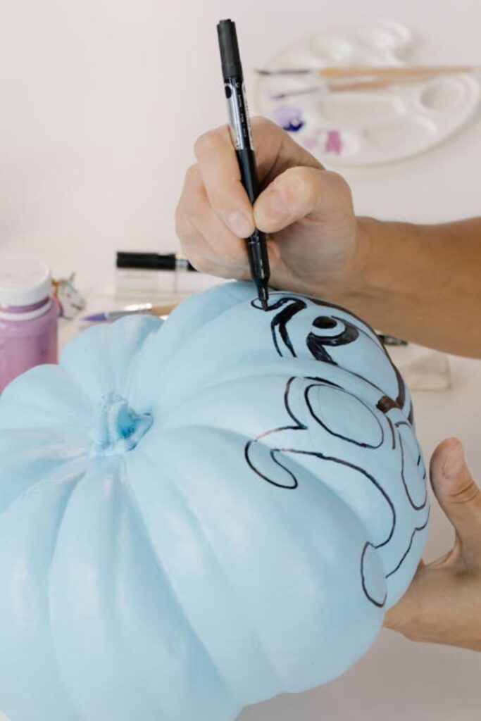 DIY Pumpkin Painting