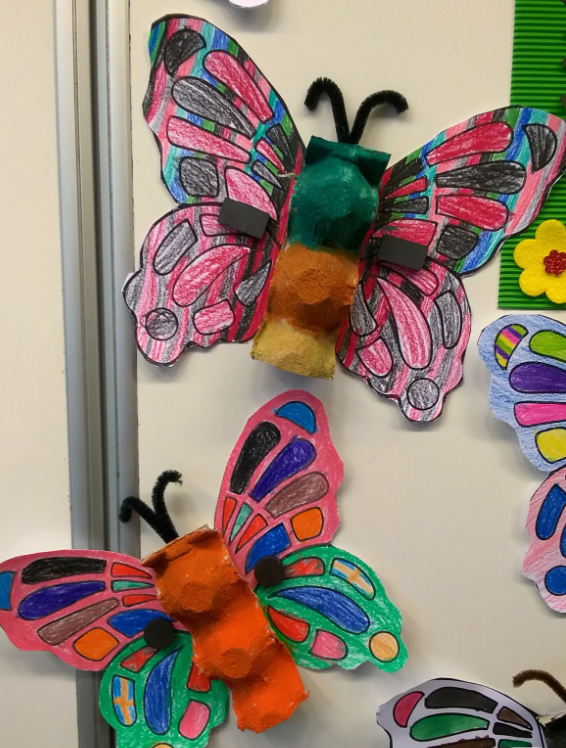 Egg Carton Butterflies