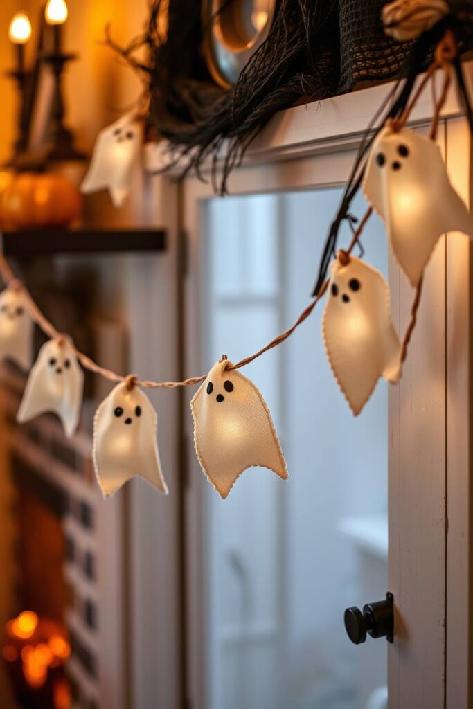 Fabric Ghost Garland