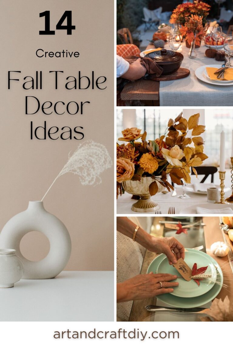 Creative Fall Table Decor Ideas - DIY Art and Crafts Ideas