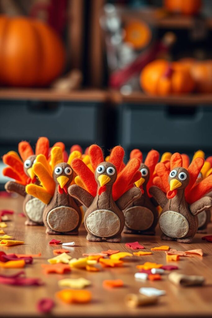 Felt Turkey Finger Puppets