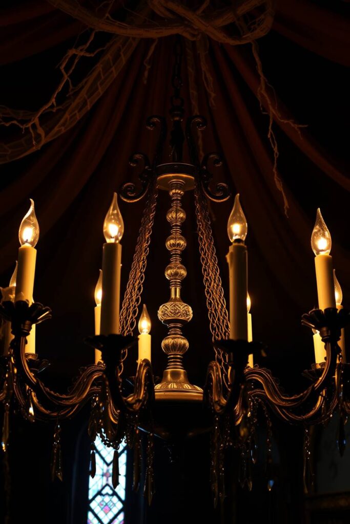 Flickering Candle Chandeliers