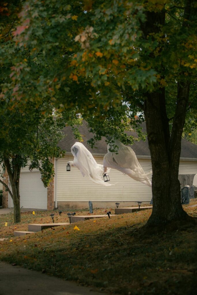 Ghostly Hanging Sheets