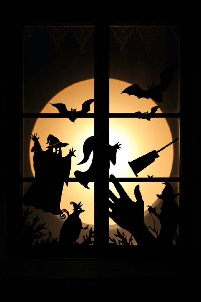 Ghostly Window Silhouettes